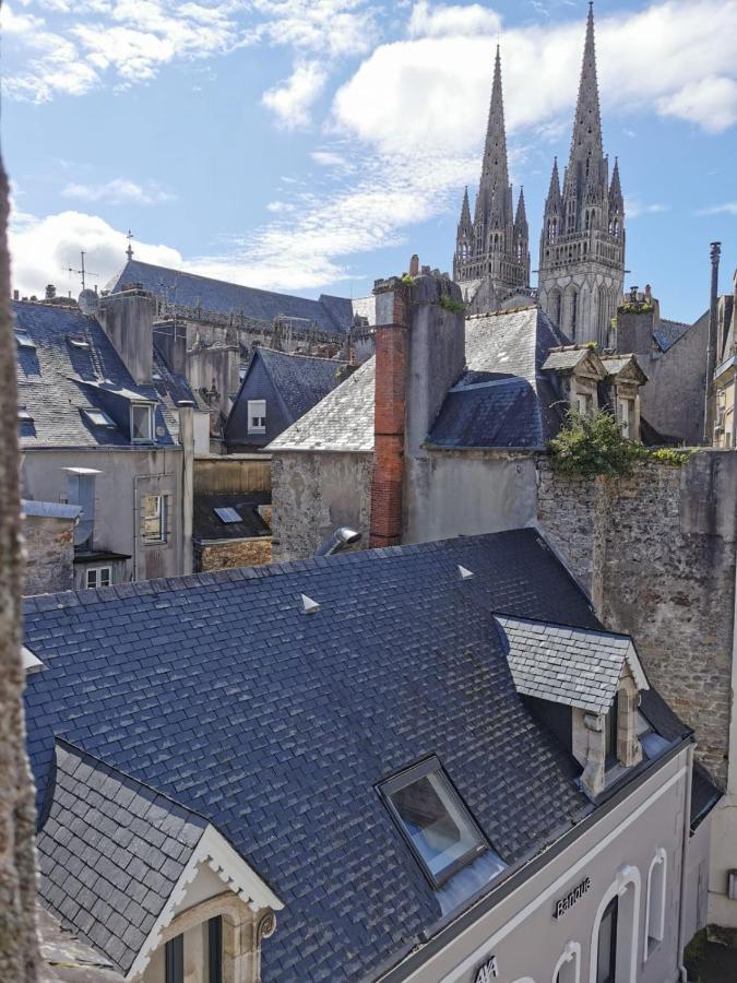 La Palmeraie - Appartement Classe 4 Etoiles - Hyper Centre Ville Quimper Exterior foto